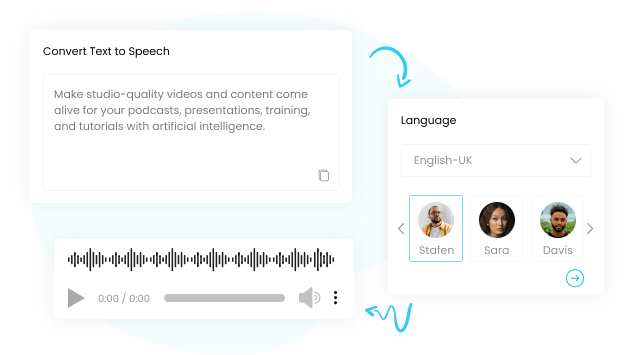 CogniSpark Media Studio text to speech converter