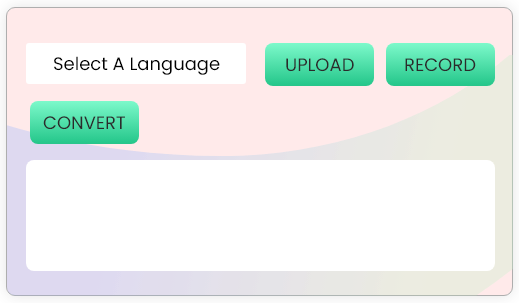 Speech to Text Converter