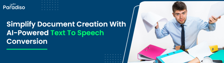 How can text-to-speech conversion can ease the burden of document creation