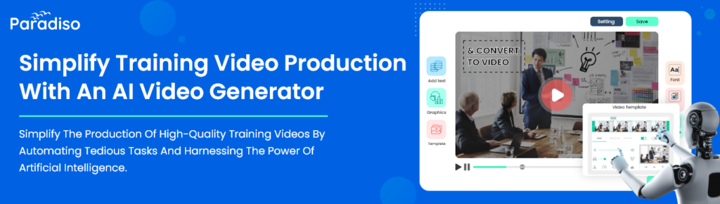 AI Training video creation