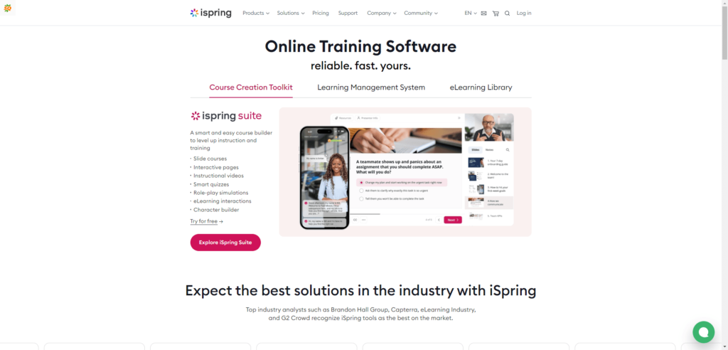 Ai elarning authoring tool - iSpring