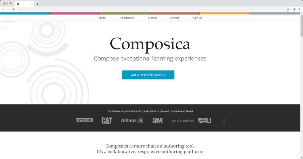 Composia - eLearning authoring tool examples