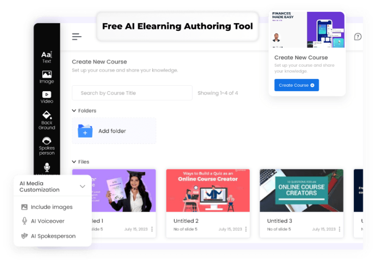 Free eLearning Authoring Tool