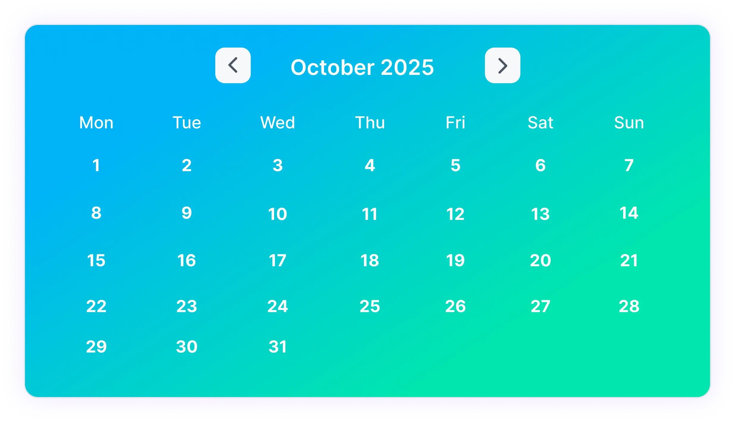 october