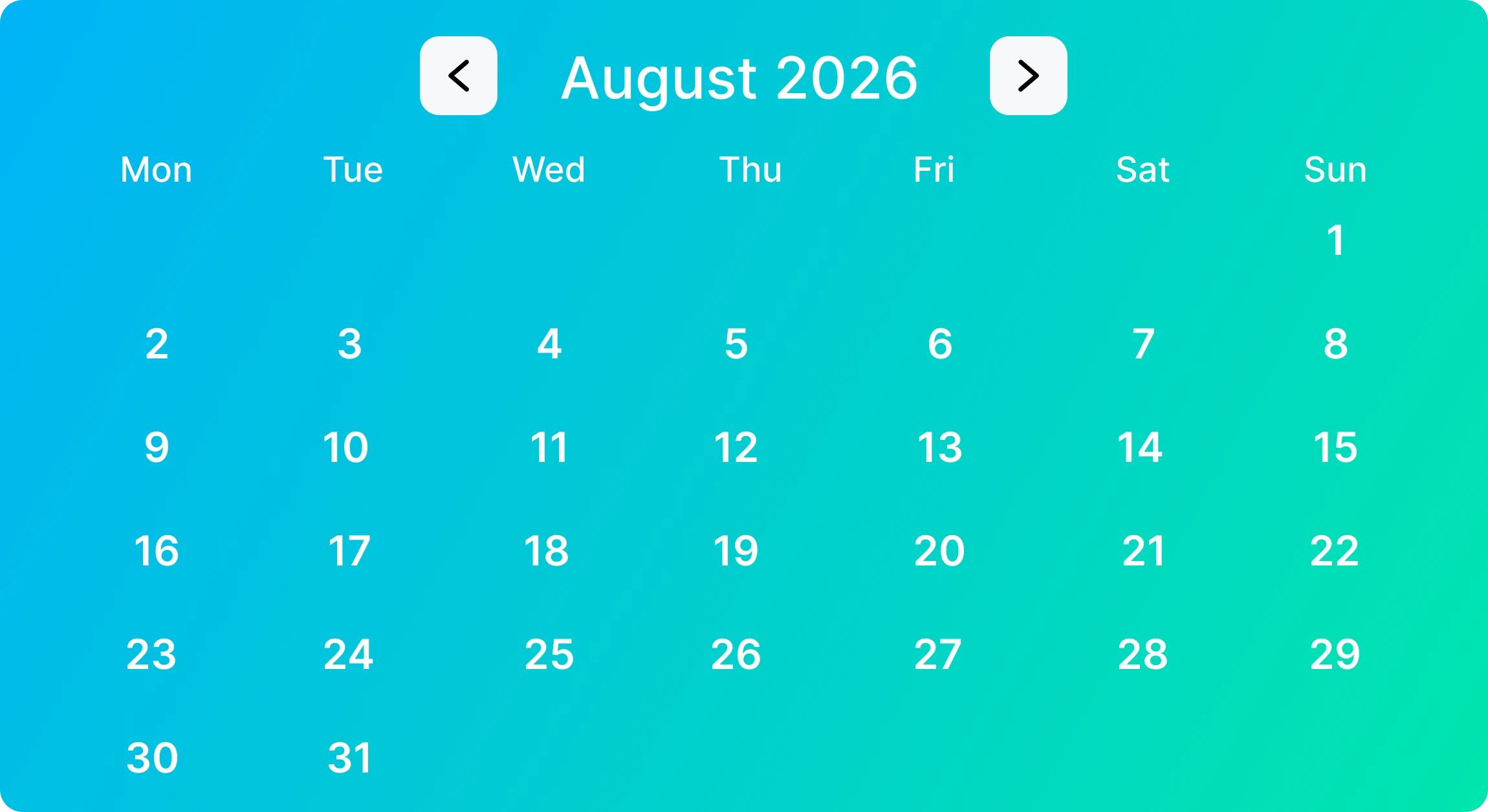 august